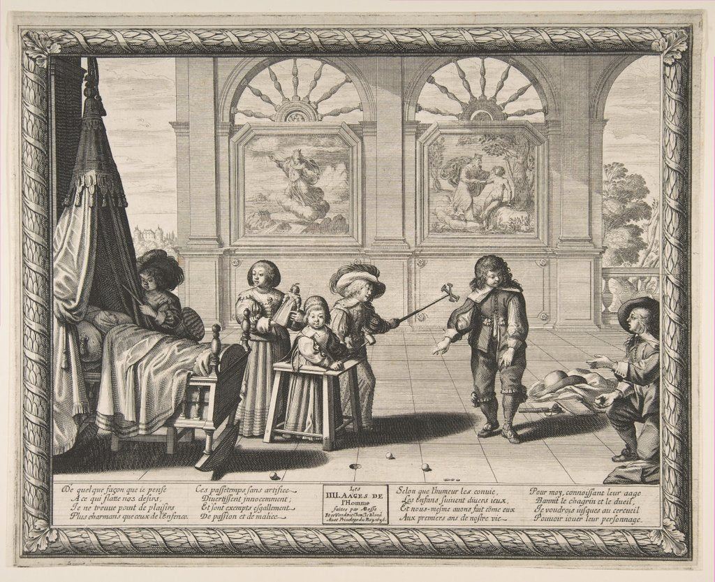 Detail of Childhood, 1636 by Abraham Bosse