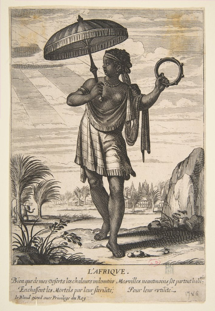 Detail of Africa, mid to late 17th century by Abraham Bosse