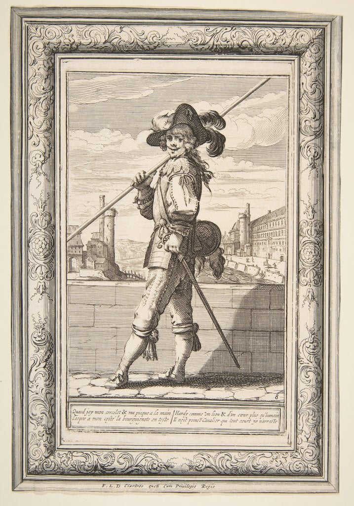 Detail of A Pikeman, 1632 by Abraham Bosse