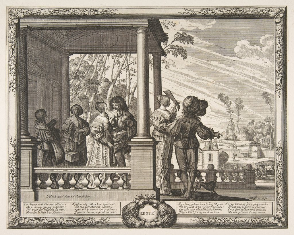 Detail of Summer, ca. 1637 by Abraham Bosse