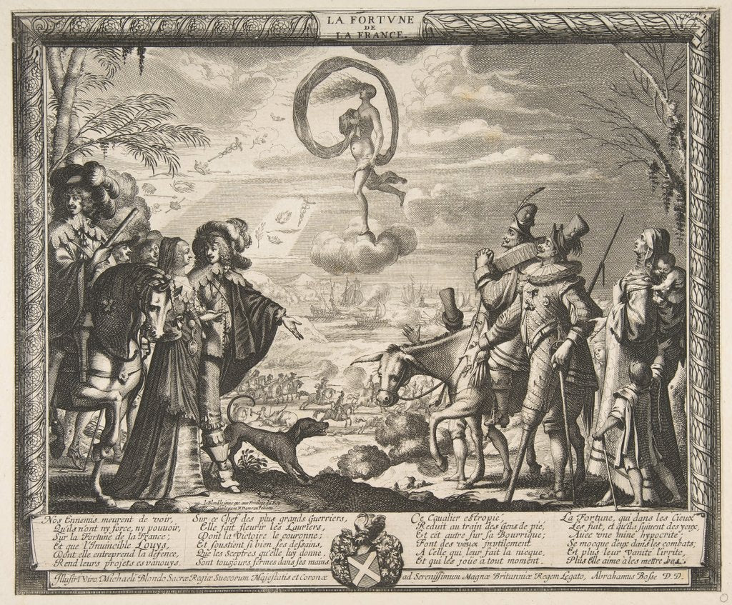 Detail of Fortune Favoring France, ca. 1635-37 by Abraham Bosse