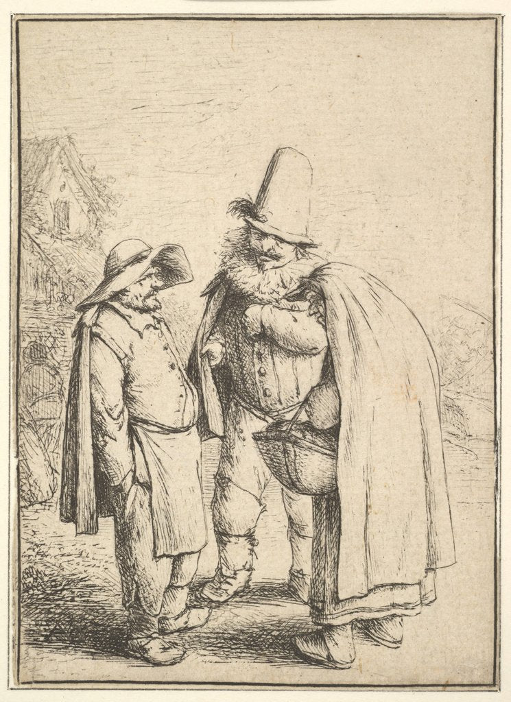 Detail of Grotesque Figures, 1610-85 by Adriaen van Ostade
