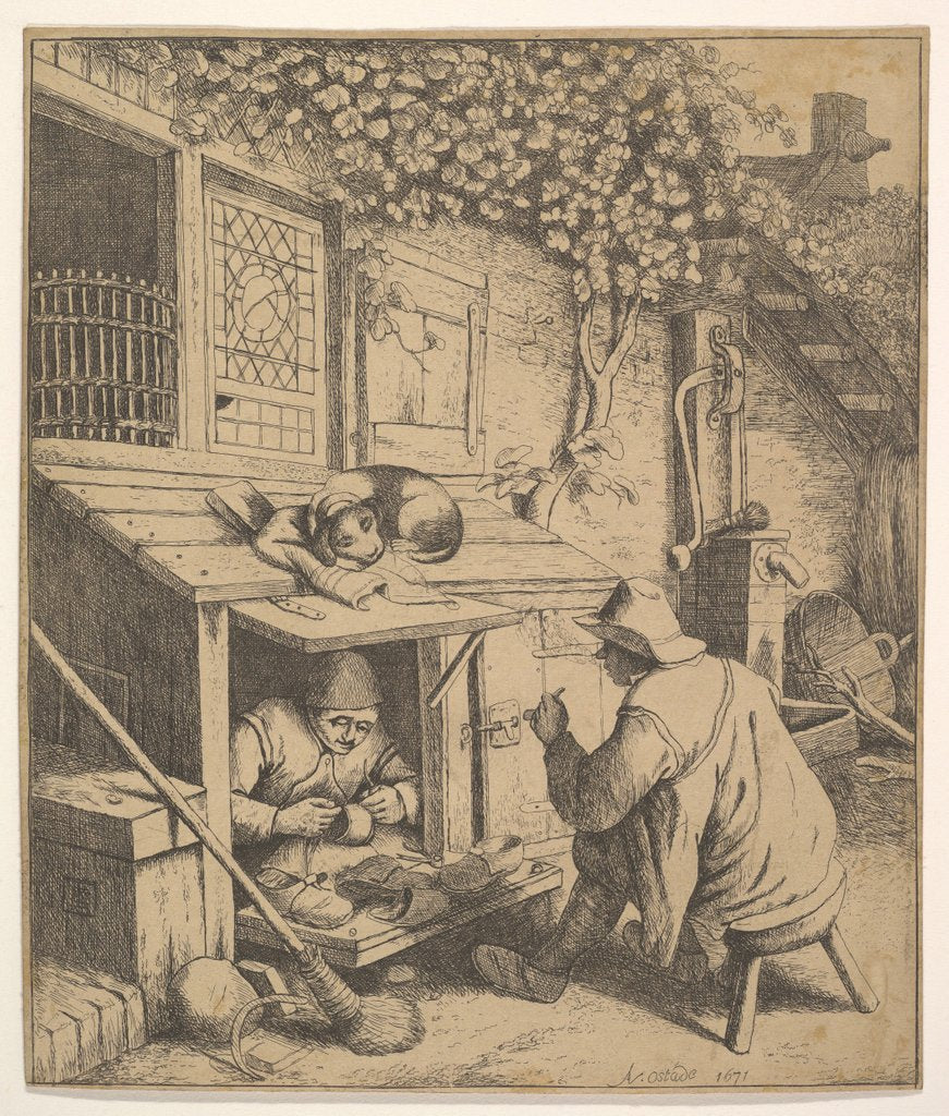 Detail of The Cobbler by Unknown