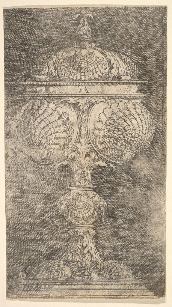 Detail of Covered Goblet with Shells by Albrecht Altdorfer