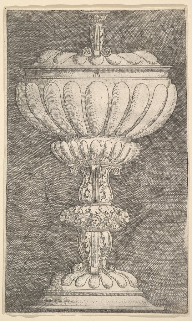 Detail of Design for a Covered Goblet by Albrecht Altdorfer
