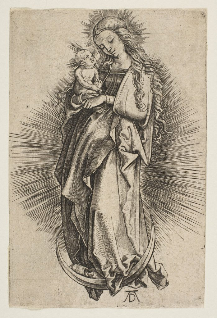 Detail of The Virgin on the Crescent by Unknown
