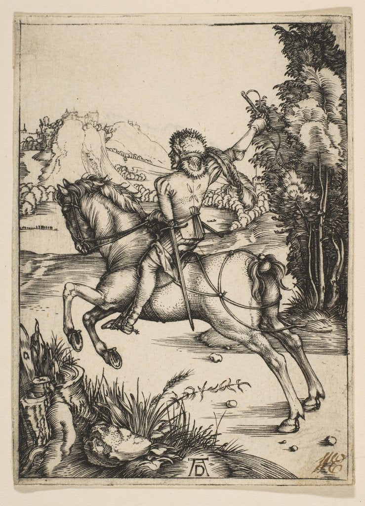 Detail of The Little Courier by Albrecht Dürer
