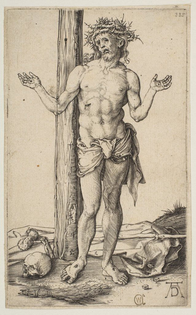 Detail of Man of Sorrows with Arms Outstretched, ca. 1500 by Albrecht Dürer