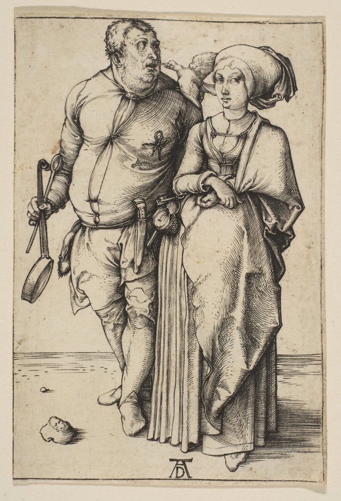 Detail of The Cook and His Wife, ca. 1496 by Albrecht Dürer