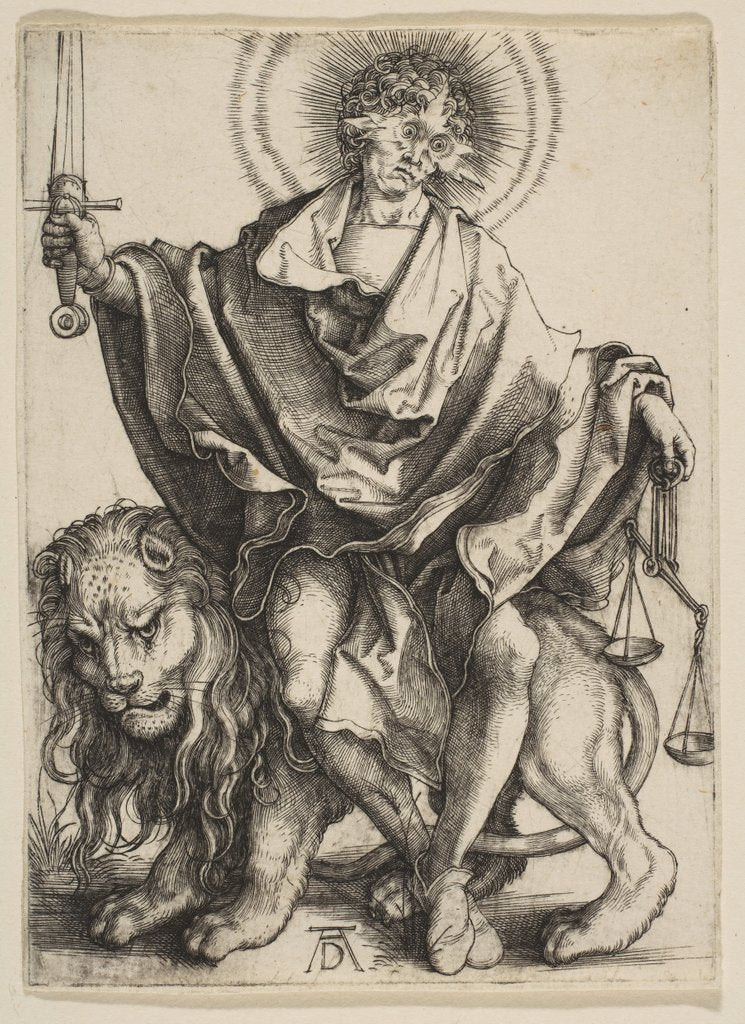 Detail of Justice, ca. 1499 by Albrecht Dürer