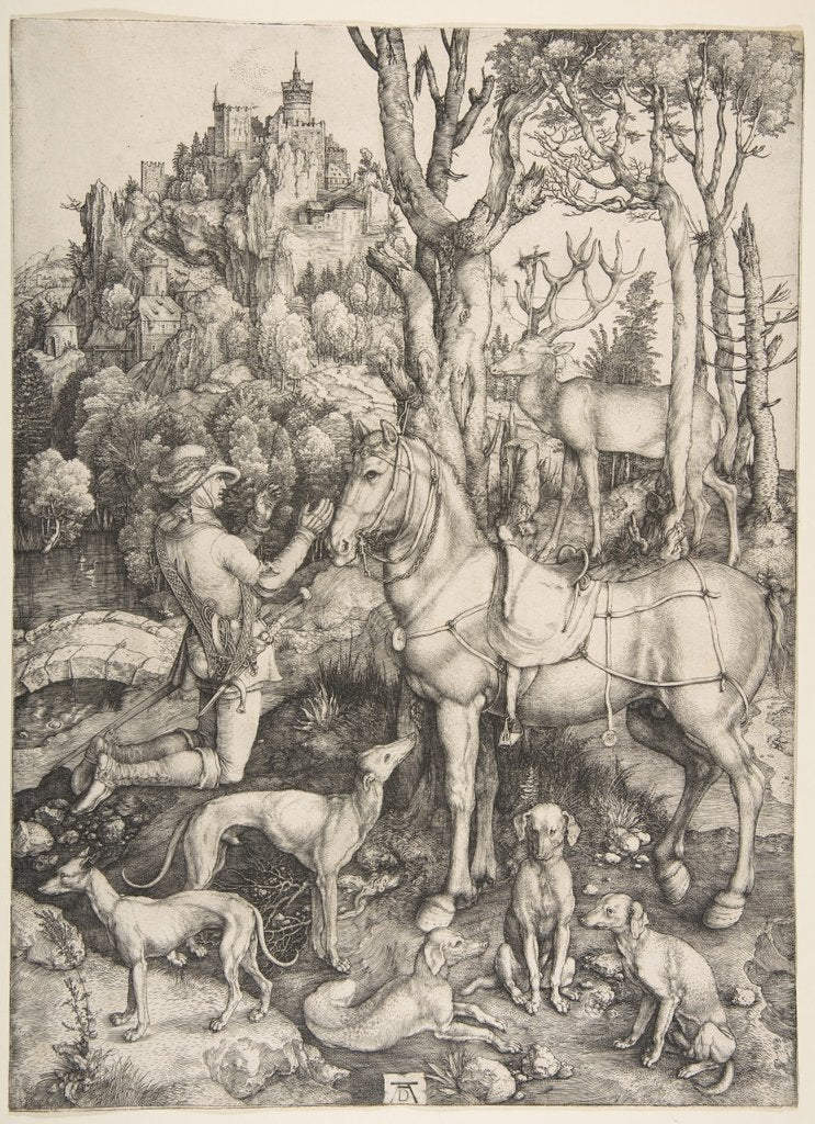 Detail of Saint Eustace, ca. 1501 by Albrecht Dürer