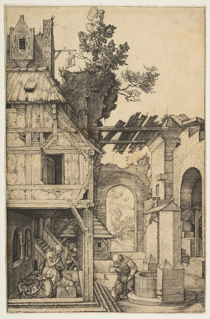 Detail of The Nativity, 1504 by Albrecht Dürer