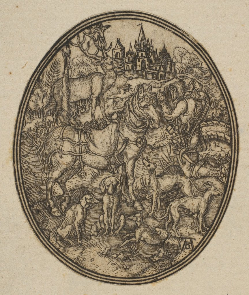 Detail of Saint Eustace by Unknown