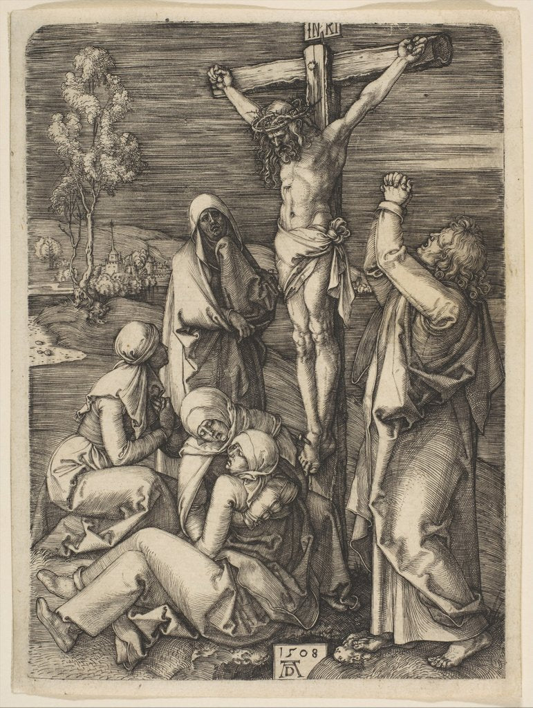 Detail of Christ on the Cross, 1508 by Albrecht Dürer