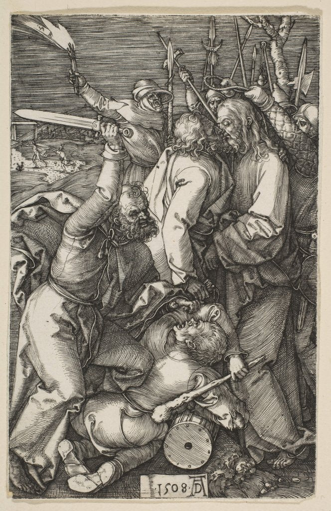 Detail of The Betrayal of Christ, from The Passion, 1508 by Albrecht Dürer