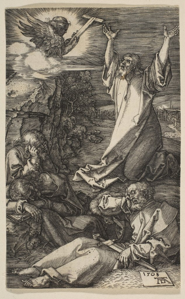 Detail of Christ on the Mount of Olives, from The Passion, 1508 by Albrecht Dürer