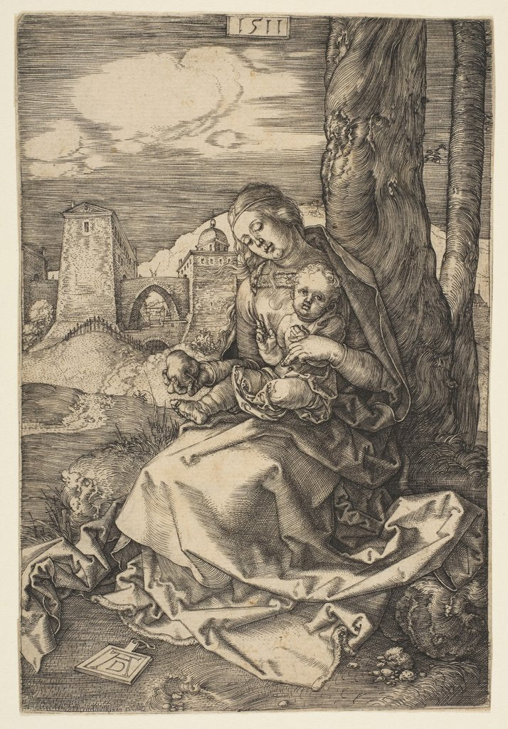 Detail of Virgin and Child with the Pear, 1511 by Albrecht Dürer