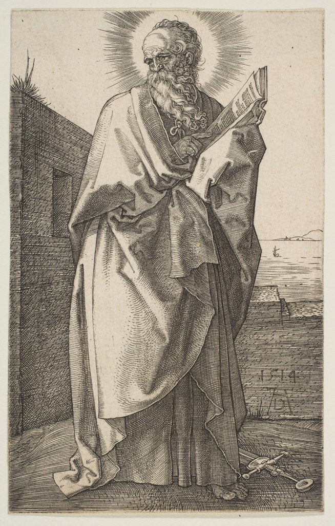 Detail of Saint Paul, 1514 by Albrecht Dürer
