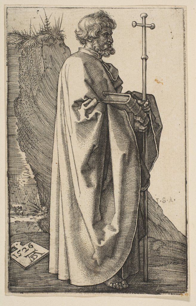 Detail of Saint Philip, 1523/1526 by Albrecht Dürer