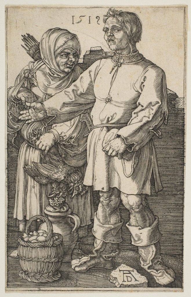 Detail of The Peasant Couple at Market, 1519 by Albrecht Dürer