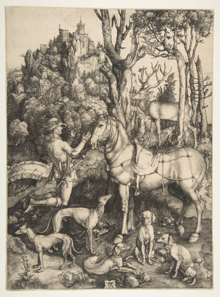 Detail of Saint Eustace, ca. 1501 by Albrecht Dürer