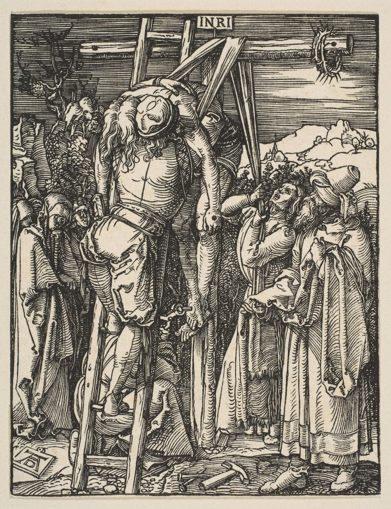 Detail of The Descent from the Cross, from The Small Passion, ca. 1509 by Albrecht Dürer