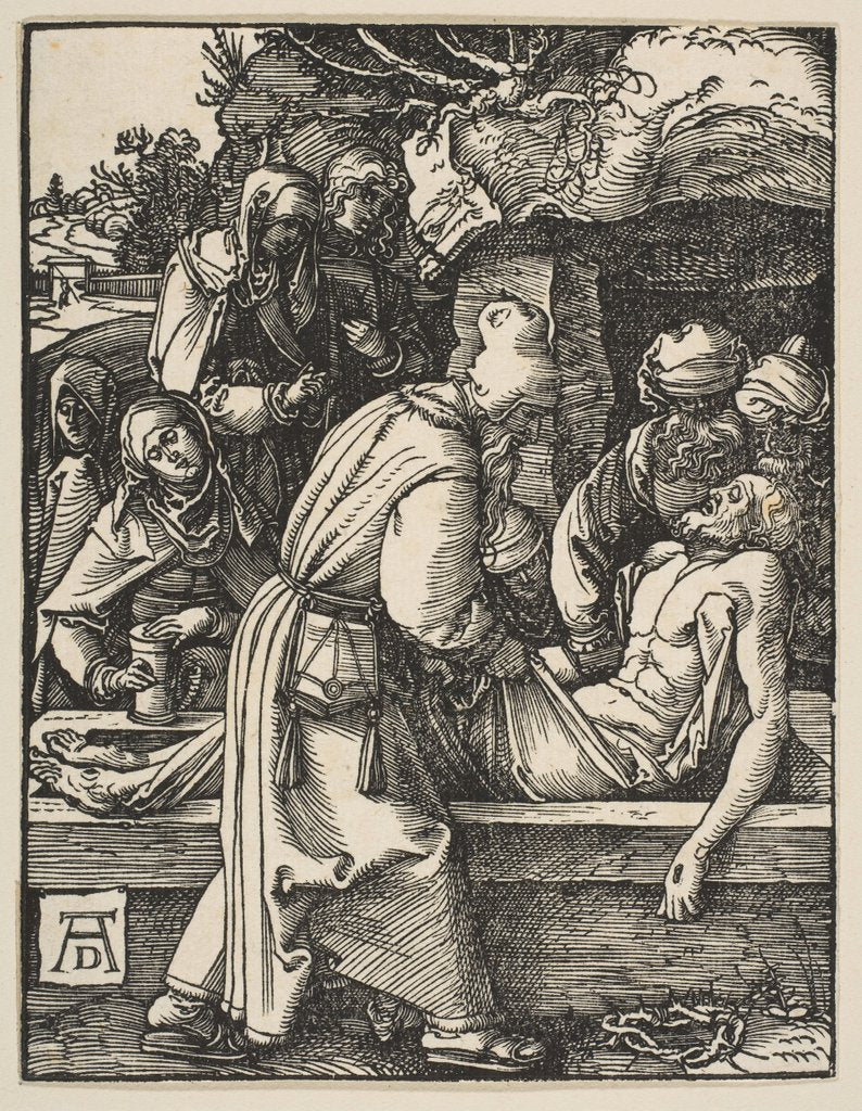 Detail of The Deposition, from The Small Passion, ca. 1509 by Albrecht Dürer