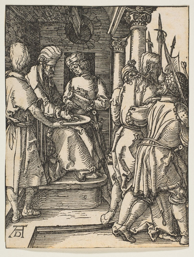 Detail of Pilate Washing His Hands, from The Small Passion, ca. 1509 by Albrecht Dürer