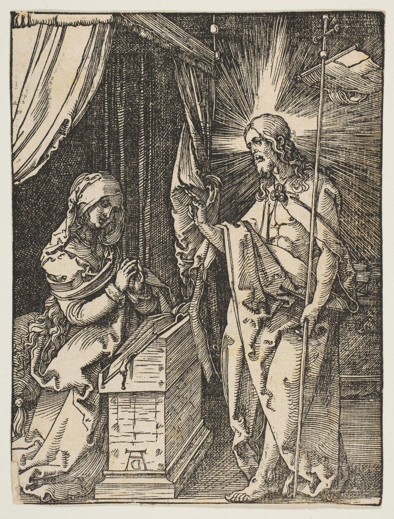 Detail of Christ Appearing to His Mother, from The Small Passion, ca. 1510 by Albrecht Dürer