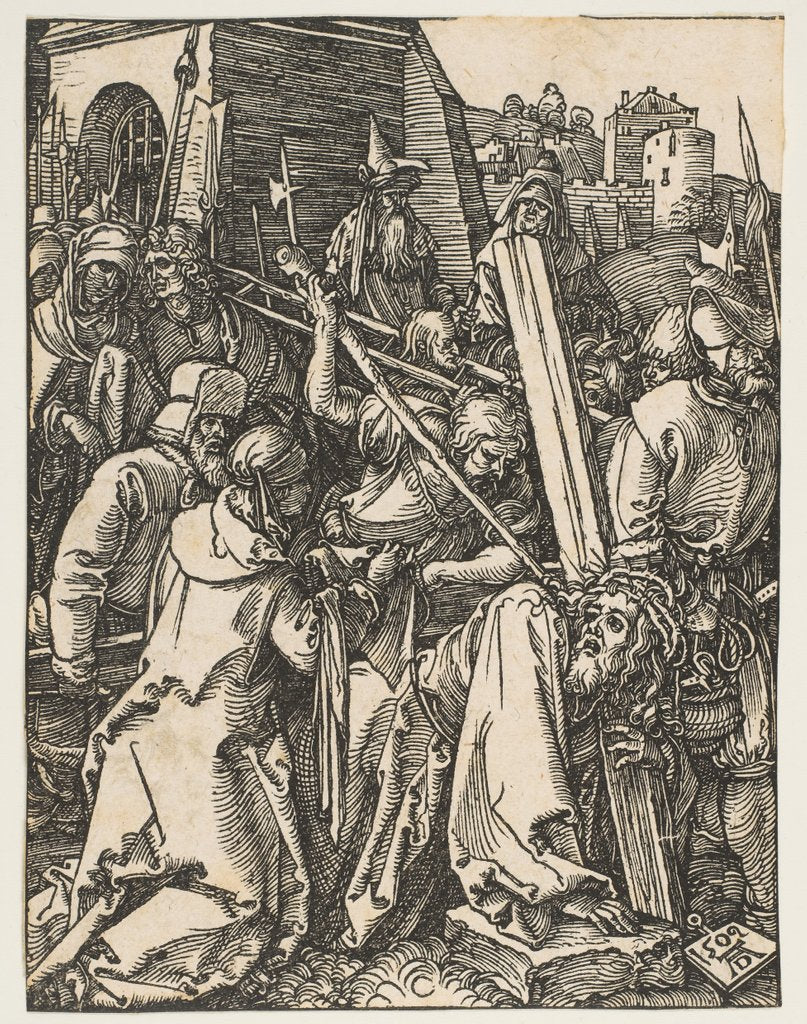 Detail of Christ Carrying the Cross, from The Small Passion, ca. 1509 by Albrecht Dürer