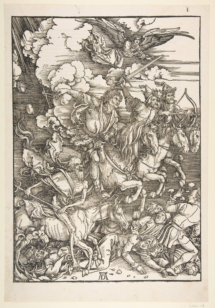 Detail of The Four Horsemen, from The Apocalypse, Latin Edition, 1511, ca. 1511 by Albrecht Dürer