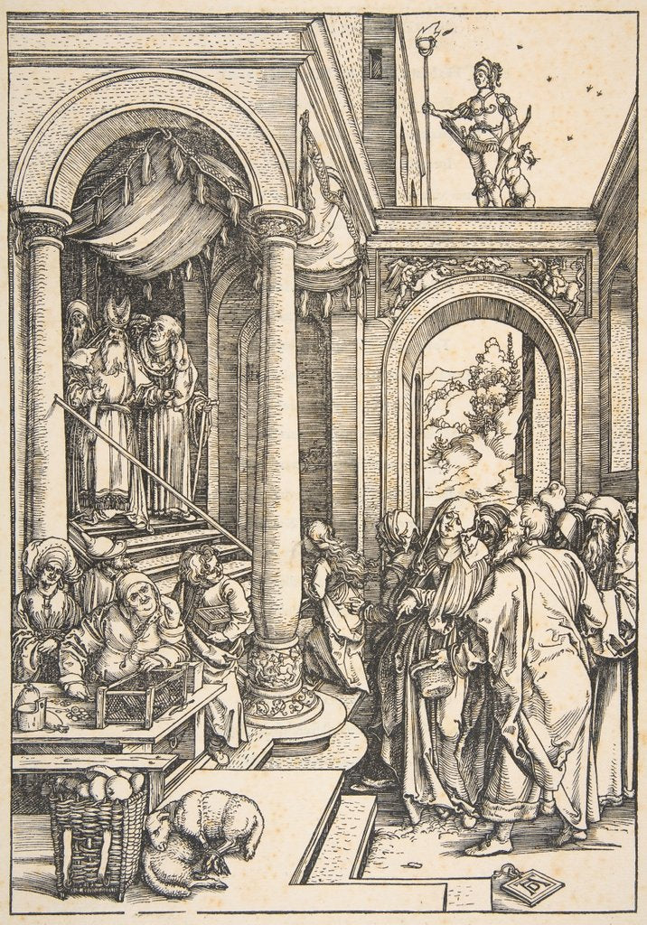 Detail of The Presentation of the Virgin in the Temple, from The Life of the Virgin, ca. 1503 by Albrecht Dürer
