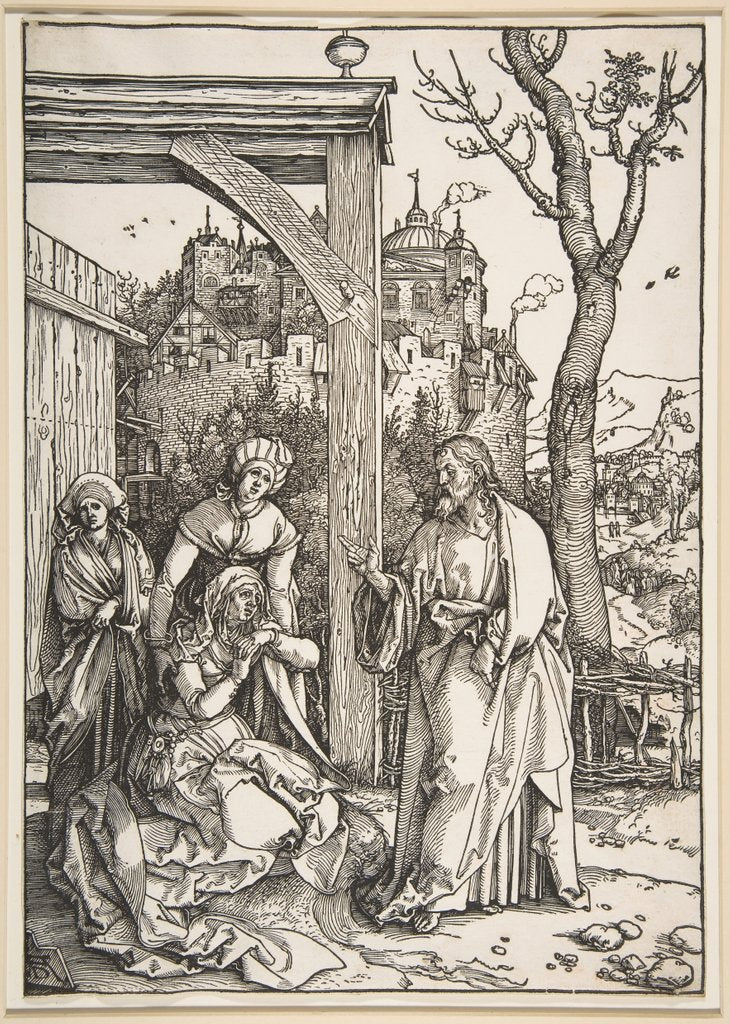 Detail of Christ Taking Leave of His Mother, from The Life of the Virgin, ca. 1504 by Albrecht Dürer