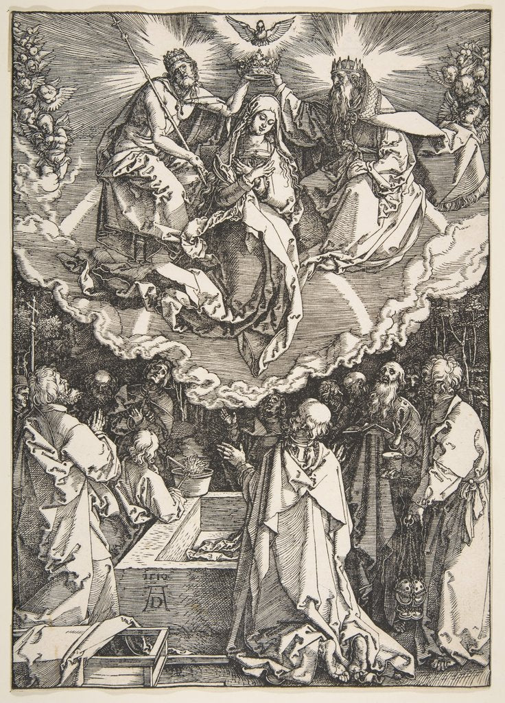 Detail of The Assumption and Coronation of the Virgin, from The Life of the Virgin, 1510 by Albrecht Dürer