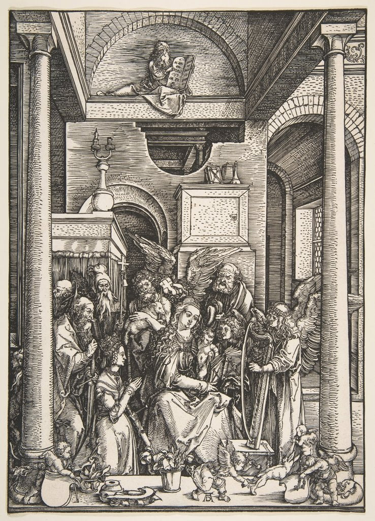 Detail of The Glorification of the Virgin, from The Life of the Virgin, ca. 1502 by Albrecht Dürer