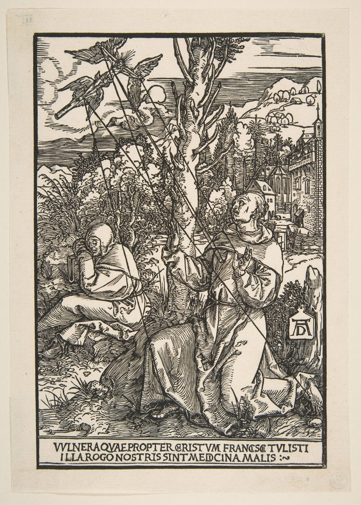 Detail of Saint Francis Receiving the Stigmata, ca. 1503 by Albrecht Dürer