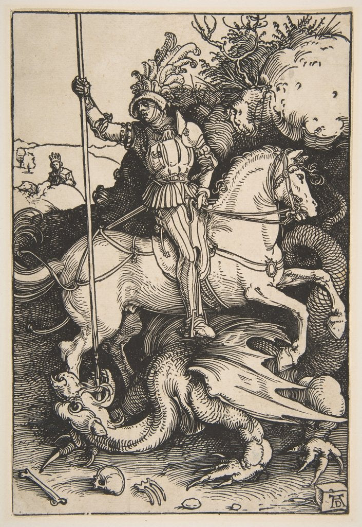 Saint George and the Dragon, ca. 1504 by Albrecht Dürer