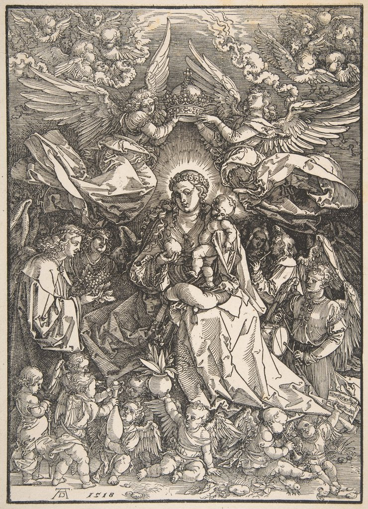 Detail of The Virgin Surrounded by Many Angels, 1518 by Albrecht Dürer