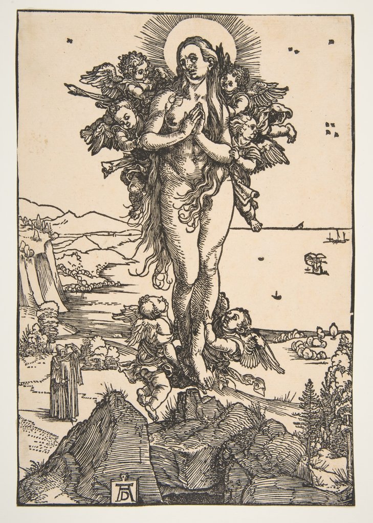 Detail of The Elevation of Saint Mary Magdalen by Albrecht Dürer