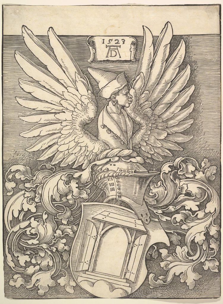Detail of Coat of Arms of Albrecht Dürer, 1523 by Albrecht Dürer