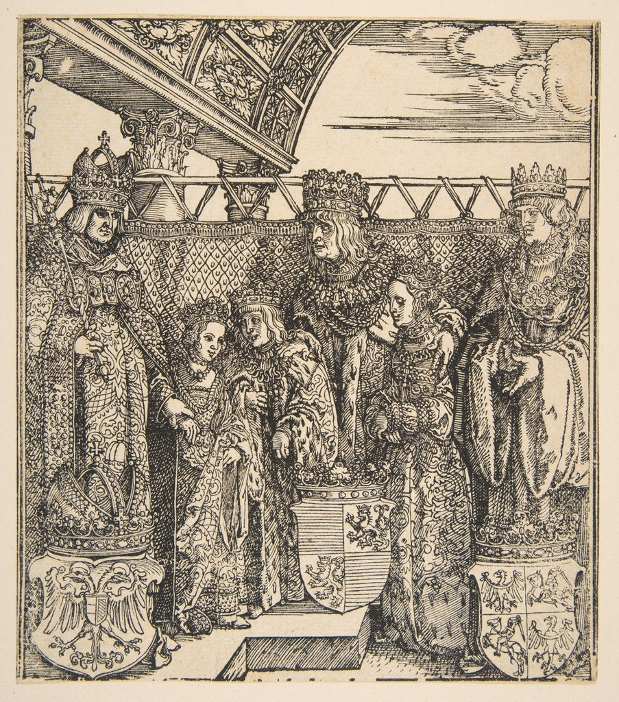 Detail of The Congress of Princes at Vienna by Albrecht Dürer