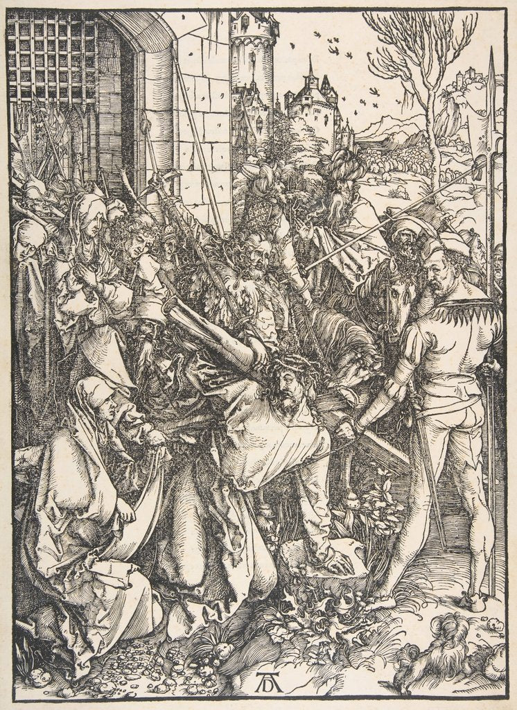 Detail of The Bearing of the Cross, from The Large Passion by Albrecht Dürer