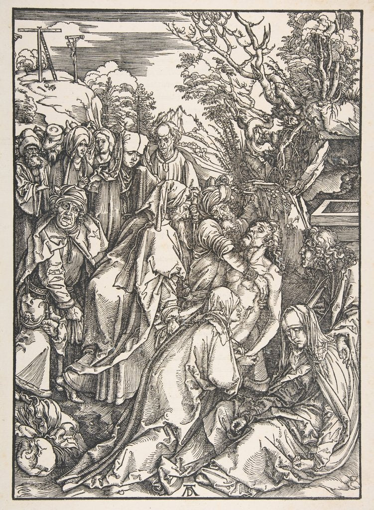 Detail of The Deposition of Christ, from The Large Passion by Albrecht Dürer