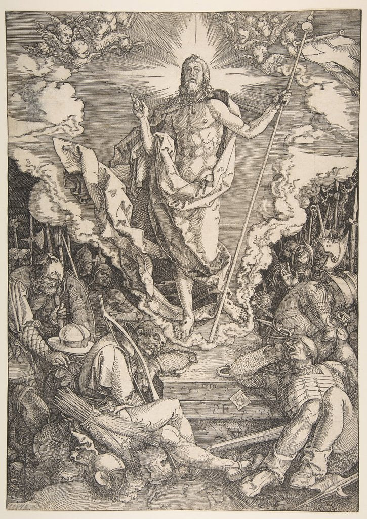 Detail of The Resurrection by Albrecht Dürer