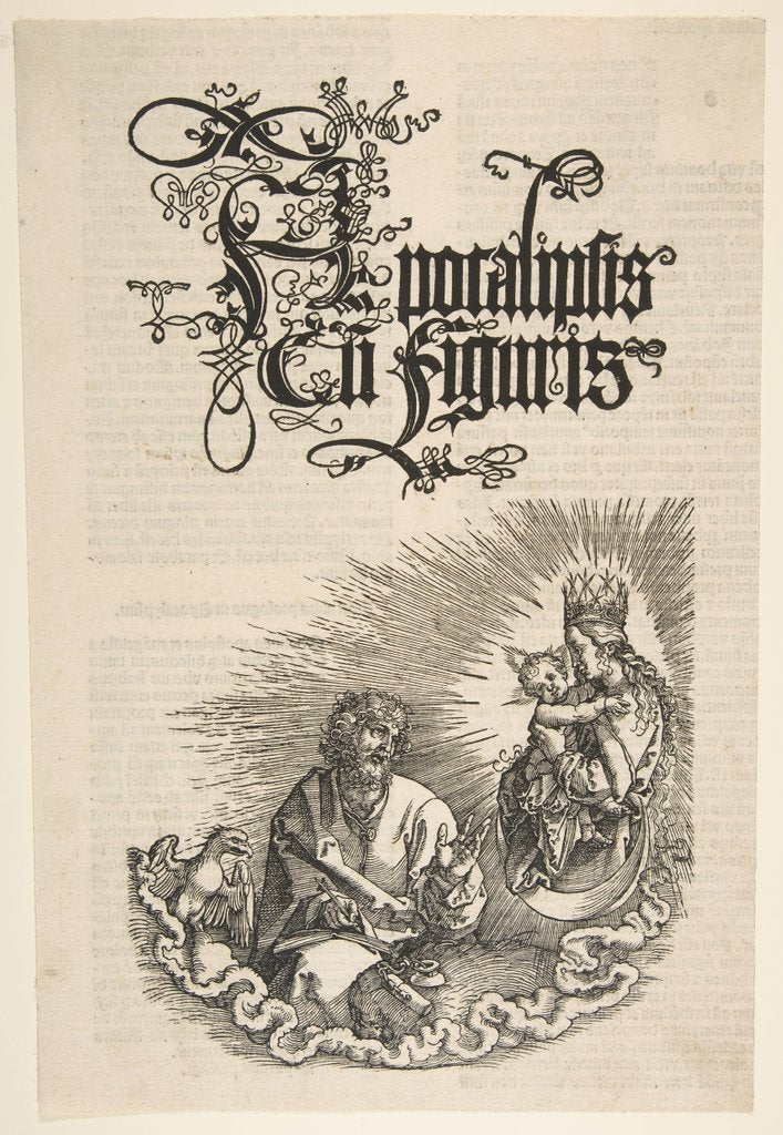 Detail of The Virgin and Saint John, from the Apocalypse, 1511 by Albrecht Dürer