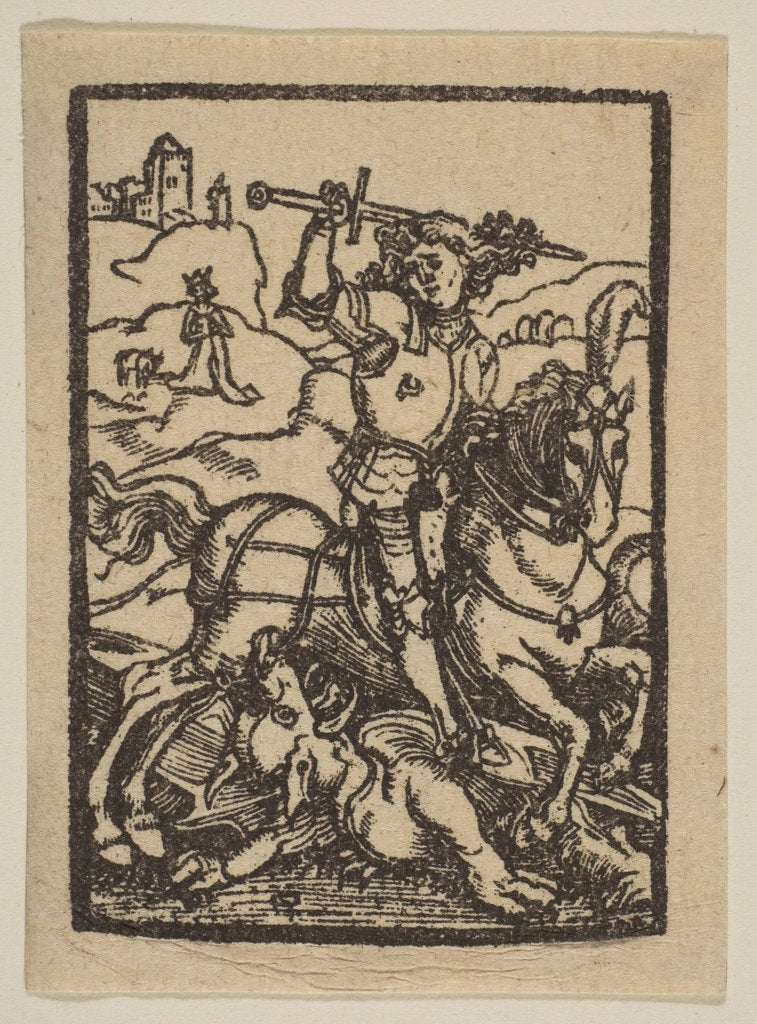 Detail of Saint George by Albrecht Dürer