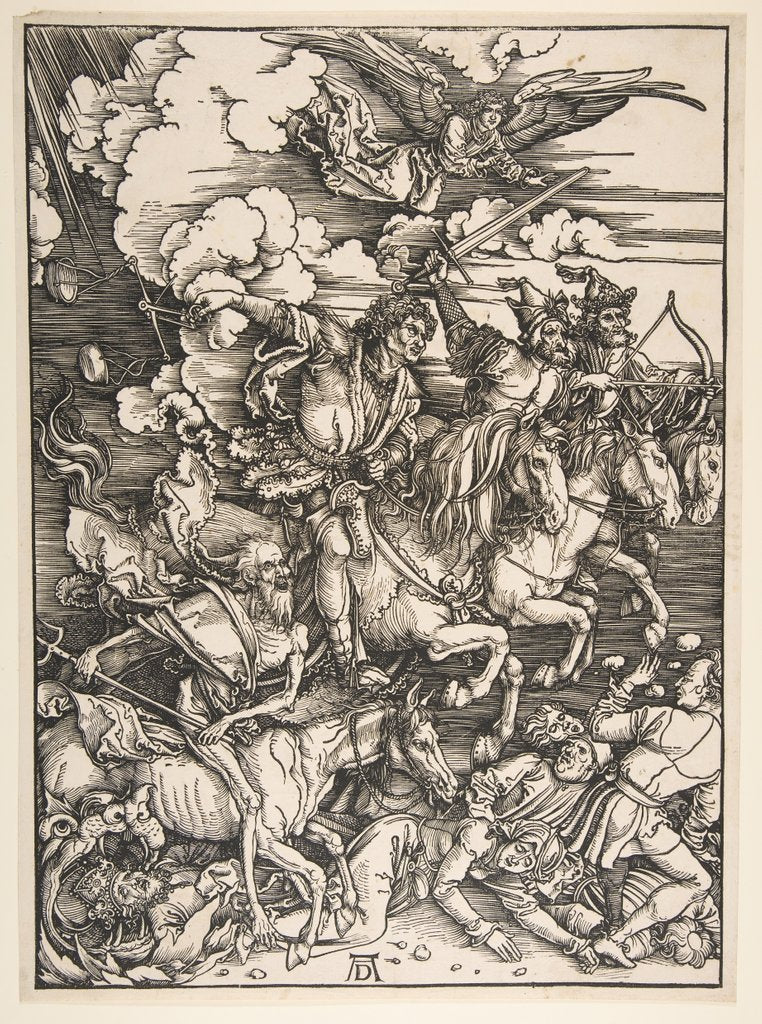 Four Horsemen of the Apocalypse, ca. 1497/1498 by Albrecht Dürer