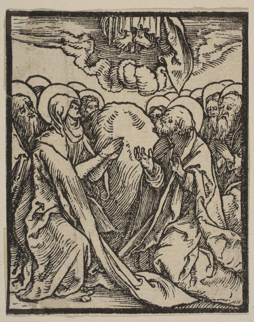 Detail of The Ascension by Albrecht Dürer