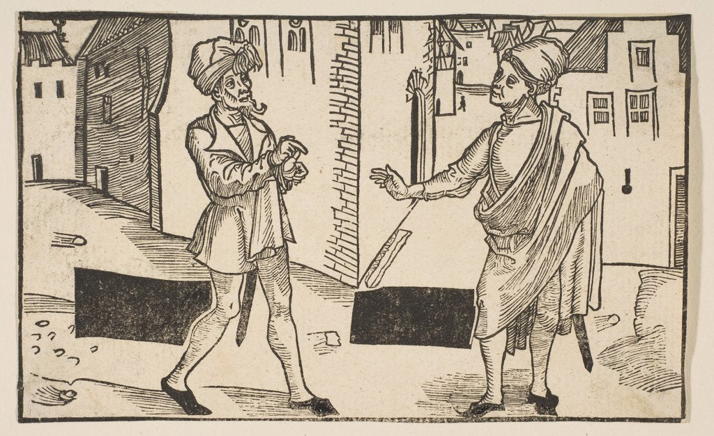 Detail of Hecyra, from The Comedie of Terence, 19th century reprint by Albrecht Dürer