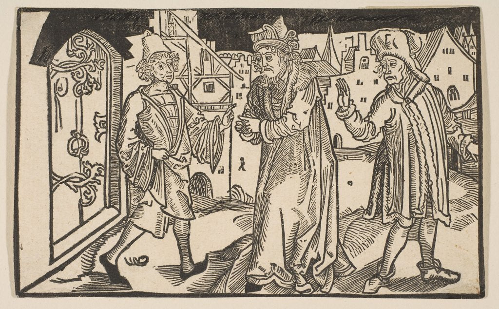 Detail of Andria,from The Comedie of Terence, 19th century reprint by Albrecht Dürer